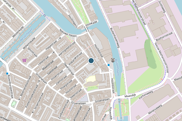 Politie-melding op Grevelingenstraat, Schiedam op 27 juni, kaart-overzicht