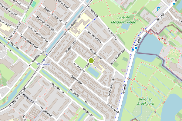 Ambulance-melding op Paltroklaan, Rotterdam op 28 juni, kaart-overzicht