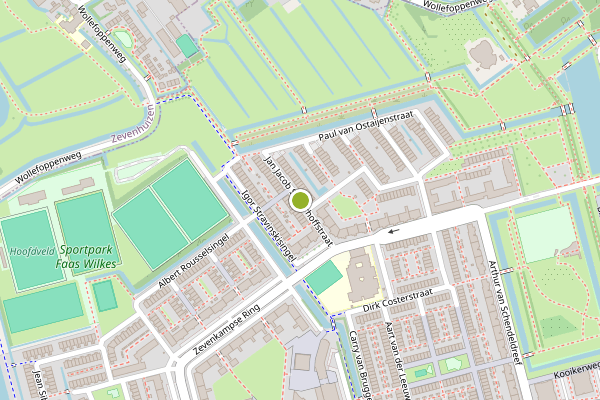 Ambulance-melding op Jan Jacob Slauerhoffstraat, Rotterdam op 28 juni, kaart-overzicht
