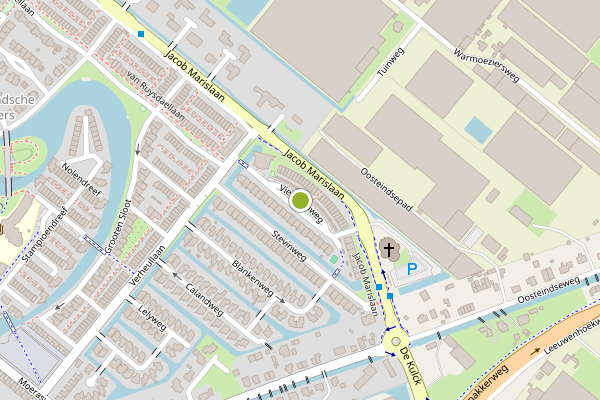 Ambulance-melding op Vierlinghweg, Bergschenhoek op 28 juni, kaart-overzicht