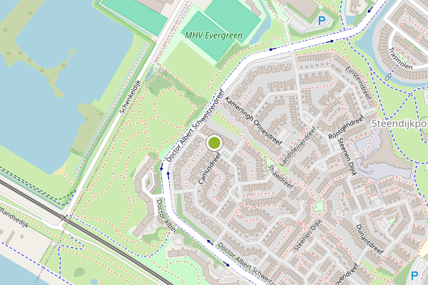 Ambulance-melding op Lorentzdreef, Maassluis op 28 juni, kaart-overzicht