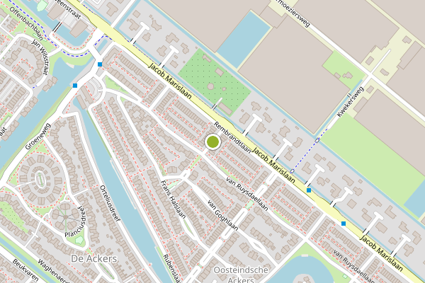 Ambulance-melding op Mesdagstraat, Bergschenhoek op 28 juni, kaart-overzicht