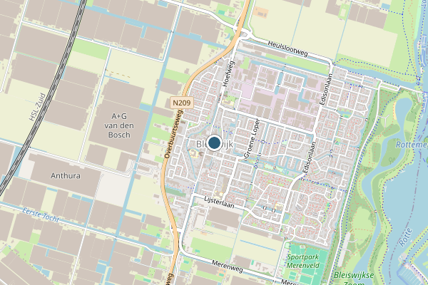 Politie-melding op Bleiswijk op 28 juni, kaart-overzicht
