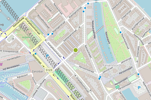 Ambulance-melding op Steven Hoogendijkstraat, Rotterdam op 28 juni, kaart-overzicht