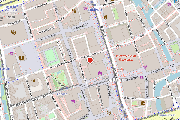 Brandweer-melding op Aert van Neshof, Rotterdam op 28 juni, kaart-overzicht