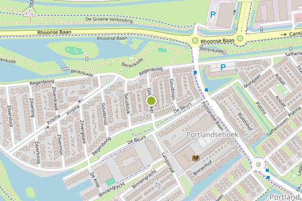 Ambulance-melding op Goudzoeker, Rhoon op 29 juni, kaart-overzicht