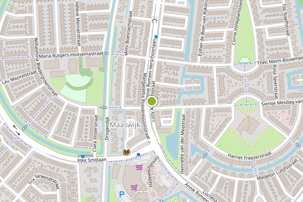 Ambulance-melding op Lizzy Ansinghstraat, Spijkenisse op 29 juni, kaart-overzicht