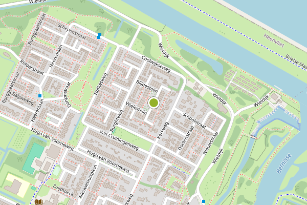 Ambulance-melding op Oliphantspad, Heenvliet op 29 juni, kaart-overzicht