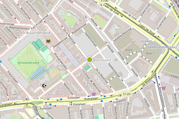 Ambulance-melding op Martinus Steijnstraat, Rotterdam op 6 mei, kaart-overzicht