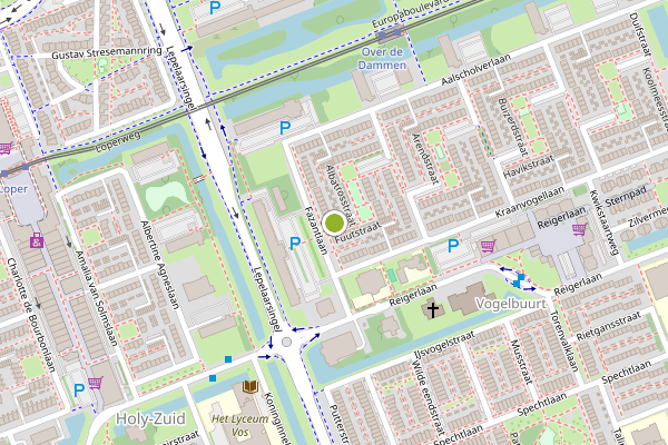 Ambulance-melding op Fuutstraat, Vlaardingen op 29 juni, kaart-overzicht