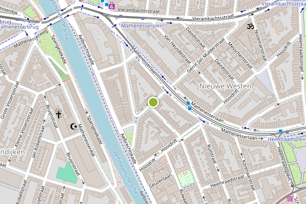 Ambulance-melding op Gerrit Jan Mulderstraat, Rotterdam op 6 mei, kaart-overzicht