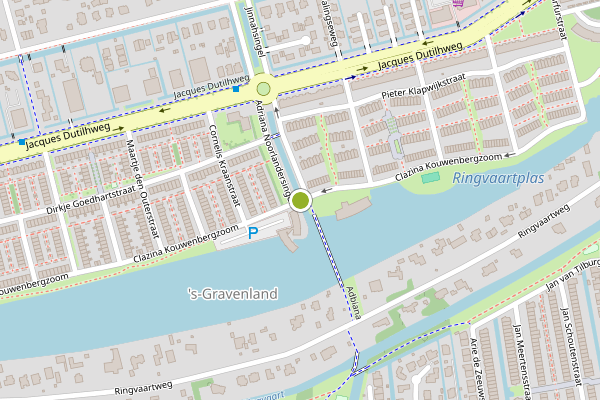 Ambulance-melding op Clazina Kouwenbergzoom, Rotterdam op 29 juni, kaart-overzicht