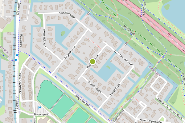 Ambulance-melding op Dresdenlaan, Rotterdam op 29 juni, kaart-overzicht