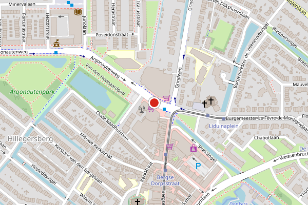Brandweer-melding op Argonautenweg, Rotterdam op 29 juni, kaart-overzicht