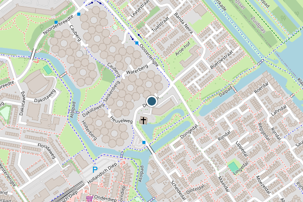 Politie-melding op De Vallei, Capelle aan den IJssel op 28 juni, kaart-overzicht