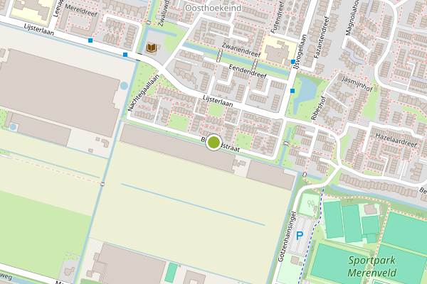 Ambulance-melding op Buizerdstraat, Bleiswijk op 6 mei, kaart-overzicht