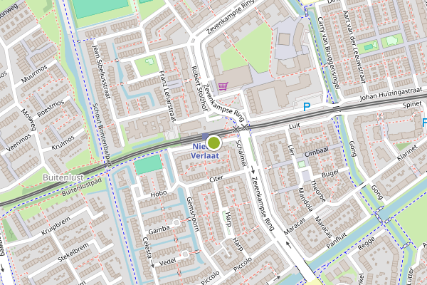 Ambulance-melding op Schalmei, Rotterdam op 29 juni, kaart-overzicht