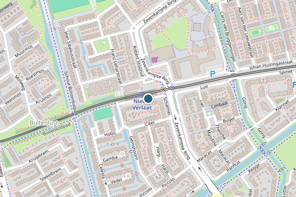 Politie-melding op Schalmei, Rotterdam op 29 juni, kaart-overzicht