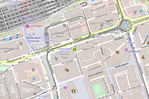 Ambulance-melding op Karel Doormanstraat, Rotterdam op 29 juni, kaart-overzicht