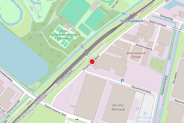 Brandweer-melding op Prismalaan West, Bleiswijk op 30 juni, kaart-overzicht
