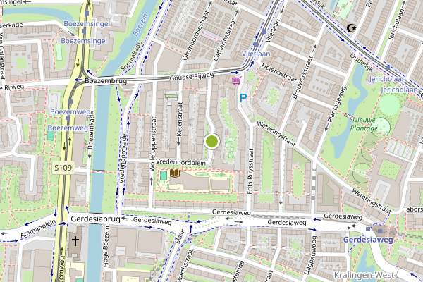 Ambulance-melding op Schinkelstraat, Rotterdam op 30 juni, kaart-overzicht
