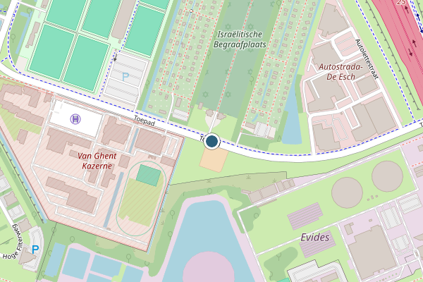 Politie-melding op Toepad, Rotterdam op 30 juni, kaart-overzicht