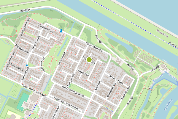 Ambulance-melding op Blijdesteijn, Heenvliet op 30 juni, kaart-overzicht