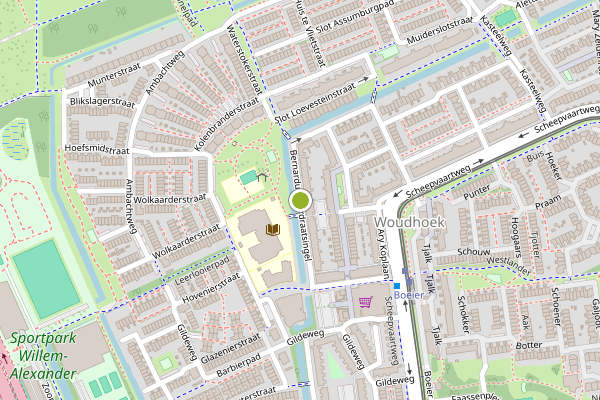 Ambulance-melding op Bernardus IJzerdraatsingel, Schiedam op 30 juni, kaart-overzicht