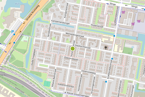 Ambulance-melding op Stavenissestraat, Rotterdam op 30 juni, kaart-overzicht