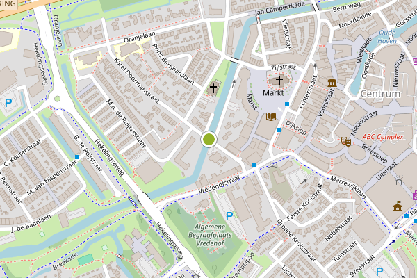 Ambulance-melding op Karel Doormanstraat, Spijkenisse op 1 juli, kaart-overzicht