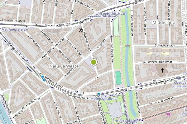 Ambulance-melding op Nozemanstraat, Rotterdam op 2 juli, kaart-overzicht