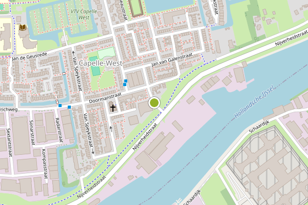 Ambulance-melding op Aert van Nesstraat, Capelle aan den IJssel op 1 juli, kaart-overzicht