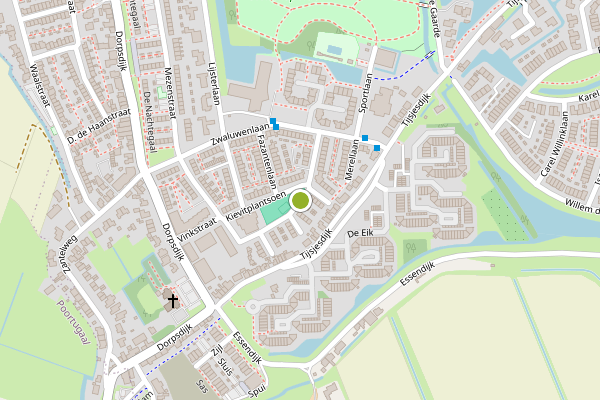 Ambulance-melding op Zwaanstraat, Rhoon op 2 juli, kaart-overzicht