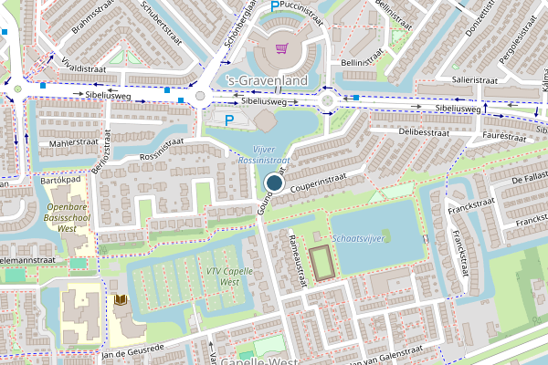Politie-melding op Gounodstraat, Capelle aan den IJssel op 2 juli, kaart-overzicht