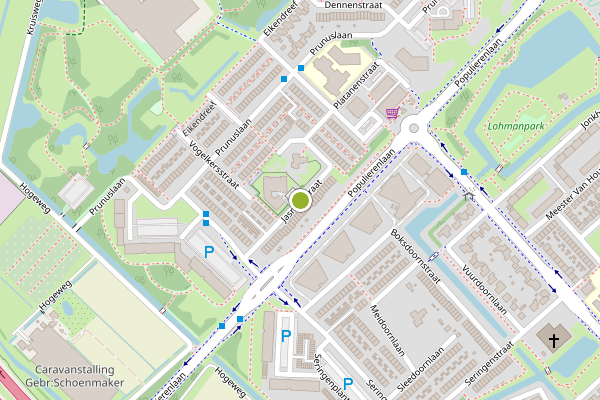 Ambulance-melding op Jasmijnstraat, Ridderkerk op 2 juli, kaart-overzicht