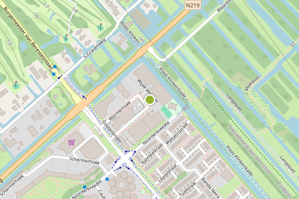 Ambulance-melding op Wijde Wormer, Capelle aan den IJssel op 2 juli, kaart-overzicht