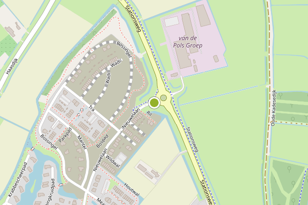 Ambulance-melding op Nieuwelaan, Zuidland op 3 juli, kaart-overzicht