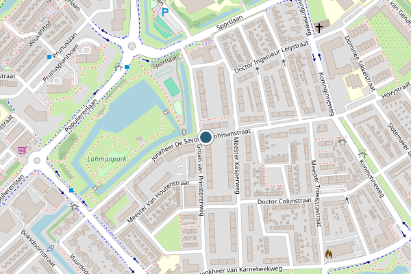 Politie-melding op Jhr. De Savornin Lohmanstraat, Ridderkerk op 3 juli, kaart-overzicht