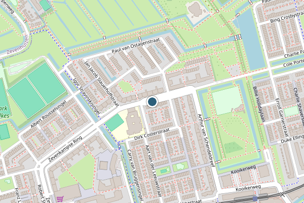 Politie-melding op Victor E. van Vrieslandstraat, Rotterdam op 3 juli, kaart-overzicht