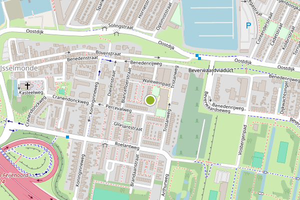 Ambulance-melding op Esmoreitpad, Rotterdam op 4 juli, kaart-overzicht