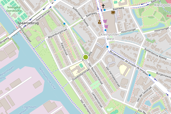 Ambulance-melding op Van Noortwijckstraat, Rotterdam op 4 juli, kaart-overzicht