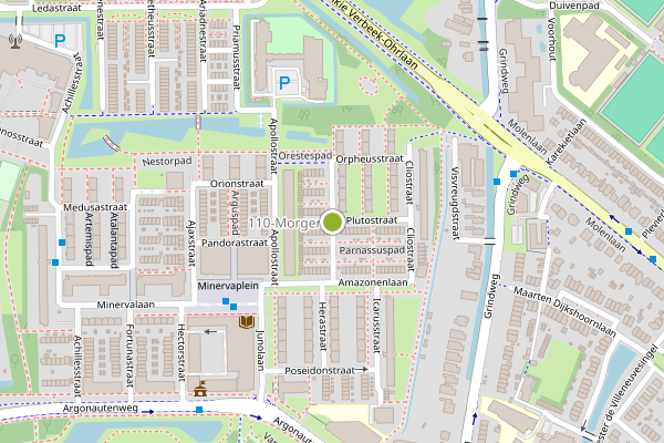 Ambulance-melding op Cassandrastraat, Rotterdam op 4 juli, kaart-overzicht