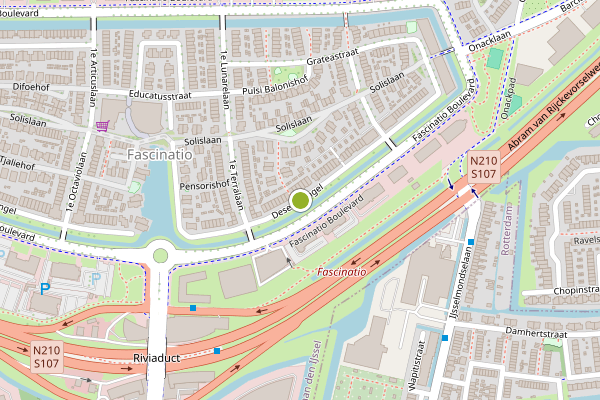 Ambulance-melding op Desertosingel, Capelle aan den IJssel op 4 juli, kaart-overzicht