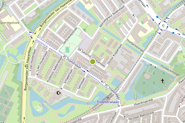 Ambulance-melding op De Savornin Lohmanlaan, Schiedam op 4 juli, kaart-overzicht