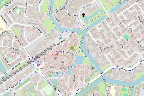 Ambulance-melding op Borndiep, Capelle aan den IJssel op 4 juli, kaart-overzicht