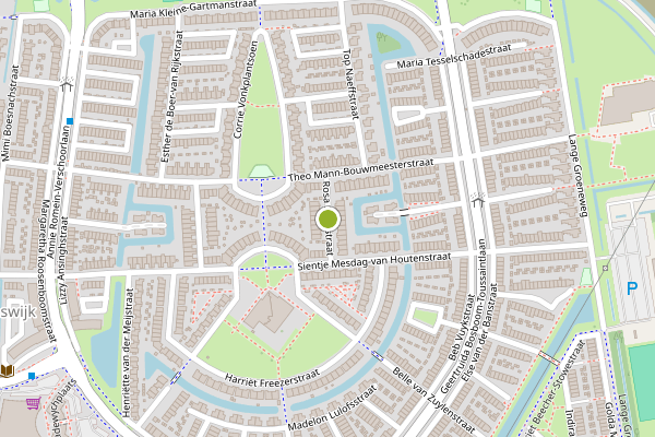 Ambulance-melding op Rosa Spierstraat, Spijkenisse op 5 juli, kaart-overzicht