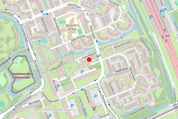 Brandweer-melding op Leersumhoeve, Vlaardingen op 5 juli, kaart-overzicht