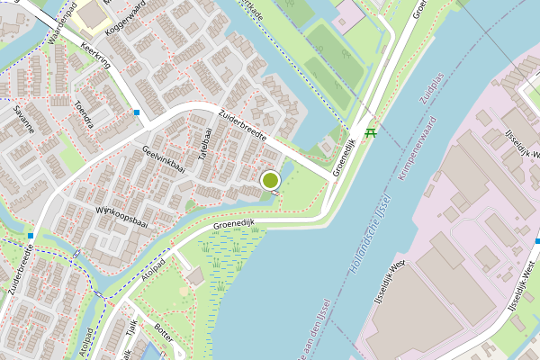 Ambulance-melding op Mosselbaai, Capelle aan den IJssel op 4 juli, kaart-overzicht