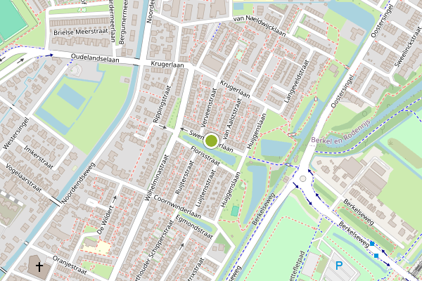 Ambulance-melding op Swemcoperlaan, Berkel en Rodenrijs op 5 juli, kaart-overzicht