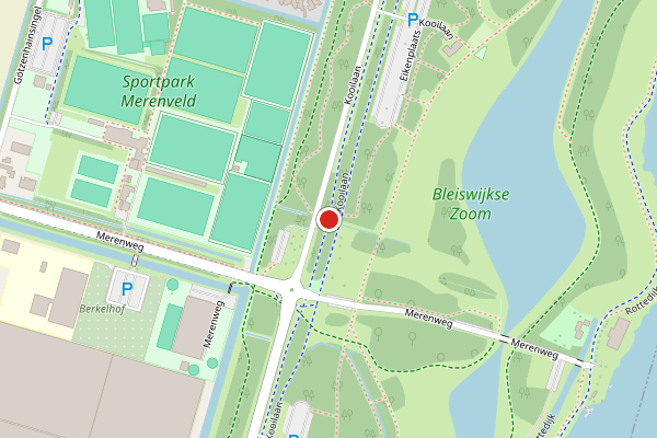 Brandweer-melding op Kooilaan, Bleiswijk op 5 juli, kaart-overzicht